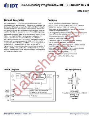 8N4Q001LG-1014CDI datasheet  