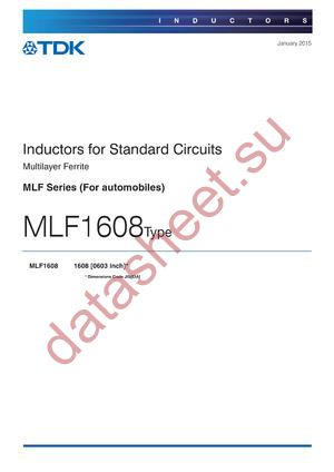 MLF1608DR12MTD25 datasheet  