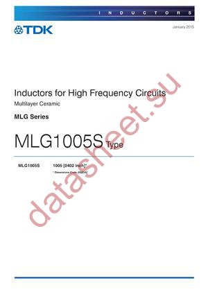 MLG1005S75NJT000 datasheet  