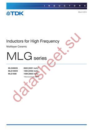 MLG1005S-3-KIT datasheet  