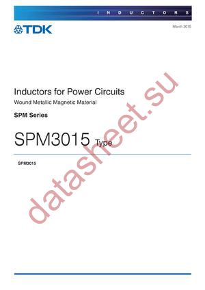 SPM3015T-3R3M datasheet  