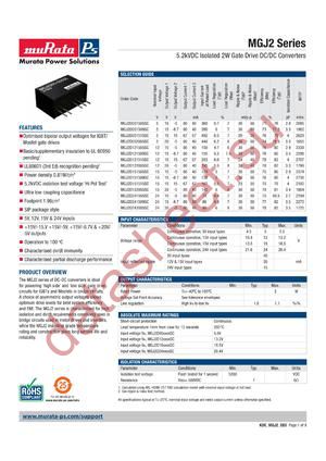 MGJ2D151505SC datasheet  