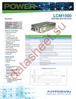 LCM1500*-T-1 datasheet  