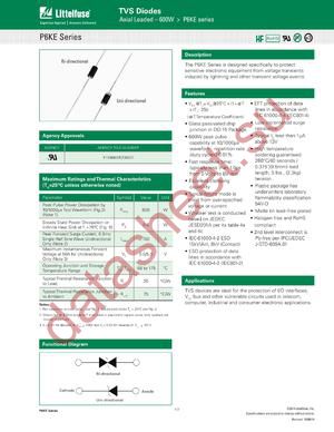 P6KE550C-B datasheet  