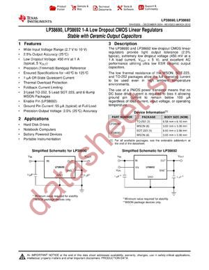 LP38690SD-1.8/NOPB datasheet  