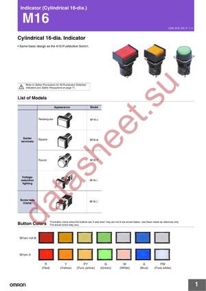 M16-TW-5D datasheet  