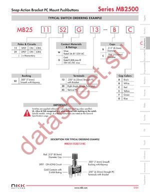 MB2511S2G13-BA datasheet  