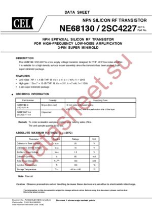 2SC4227-T1-A datasheet  