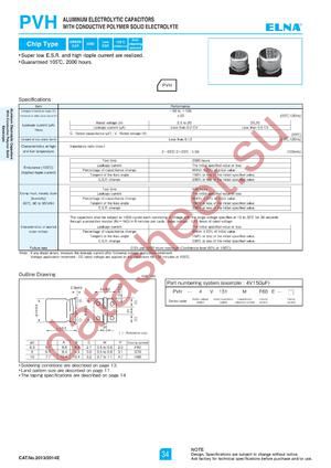 PVH-20V470MG70E-R2 datasheet  