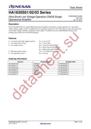 HA1630S01CMEL-E datasheet  
