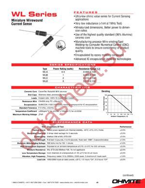 WLCR100FET datasheet  