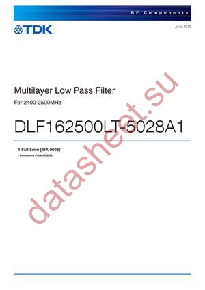 DLF162500LT-5028A1 datasheet  