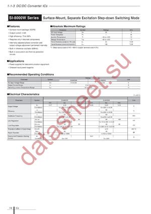 SI-8050W-TL datasheet  