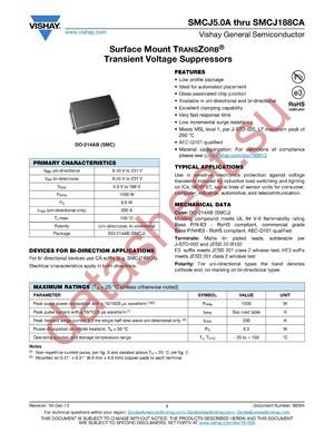 SMCJ22CA-E3/57T datasheet  