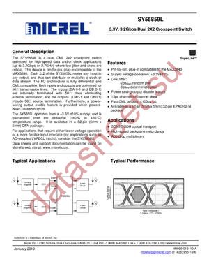 SY55859LMG TR datasheet  