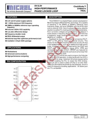 SY89421VZHC datasheet  