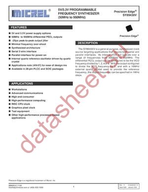 SY89430VJZ-TR datasheet  