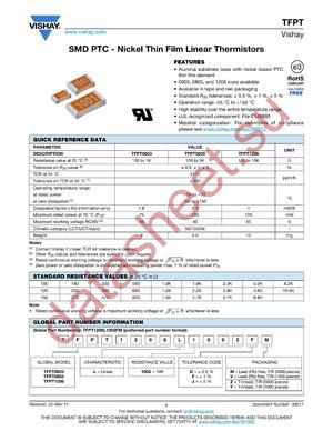 TFPT0805L3901KM datasheet  