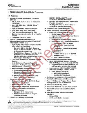 TNETV1055IDZDW datasheet  