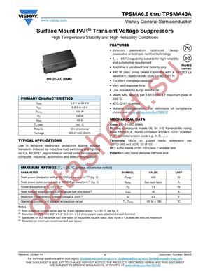 TPSMA22AHE3_A/H datasheet  