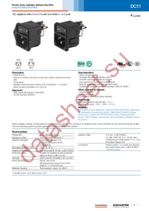 DC11.0001.001.21 datasheet  