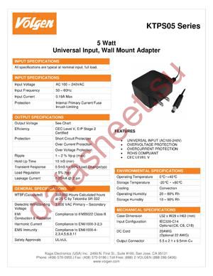 KTPS05-07510U datasheet  