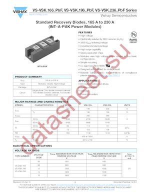 VS-VSKC196/16PBF datasheet  